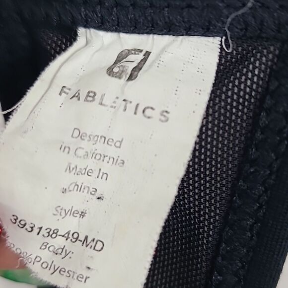 Fabletics Norwalk Tank Top Built in Shelf Bra Workout Gym Mesh Racerback Tee - Picture 9 of 10